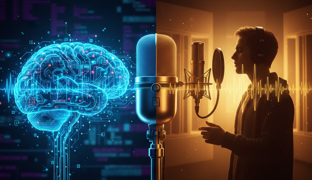 AI Voiceover vs Human Voice: What to Choose?